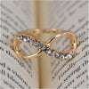 Jewelry 8 Infinity With Crystal Rings