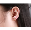 Elegant Gold Plated Starfish Stud Earrings