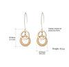 Hollow Circle Drop Earrings